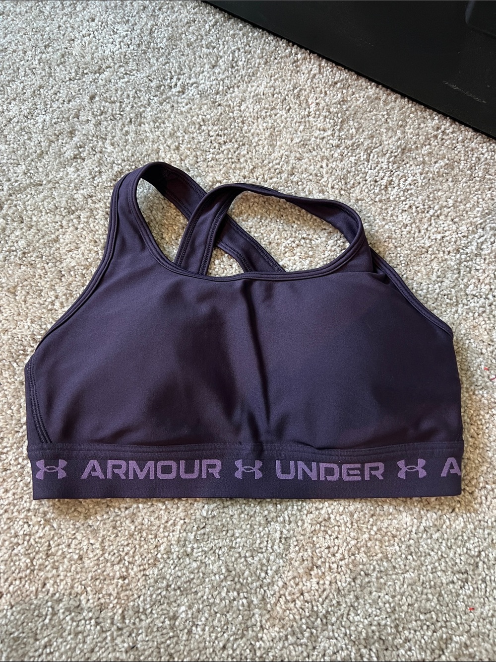 Under Armour Plum Racerback Sports Bra
